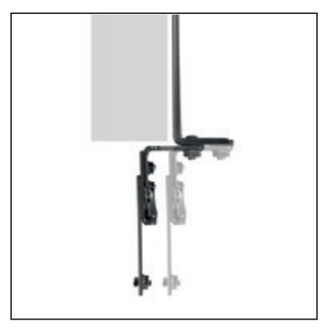 Hagor LS-1 – Montagehalterung – Tragkraft 10 kg, VESA-Halterung – für Soundbar – Schwarz