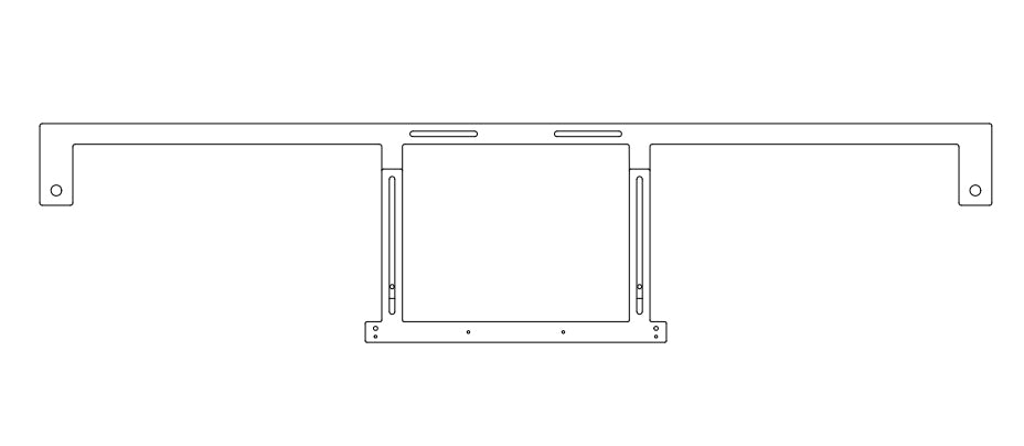 Hagor Halterung (Adapter) – für Cisco Webex Room Kit, schwarz