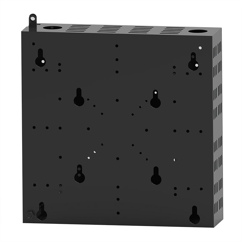 Hagor PC-Box, abschliessbar, 250×250×65 mm, VESA bis 200, 30 kg, für Hagor Decken-/Wandhalterungen, schwarz