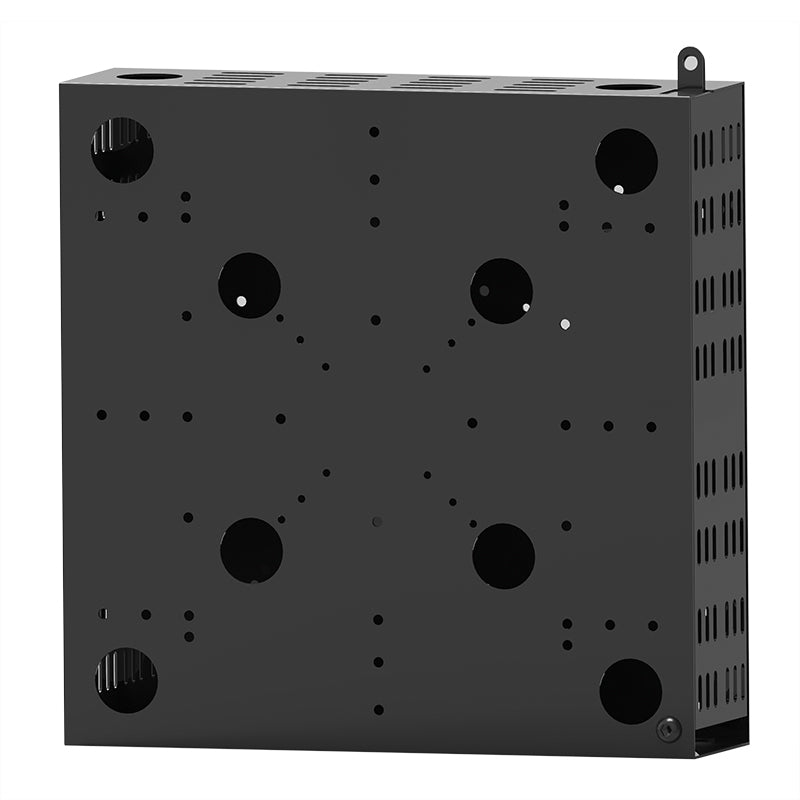 Hagor PC-Box, abschliessbar, 250×250×65 mm, VESA bis 200, 30 kg, für Hagor Decken-/Wandhalterungen, schwarz
