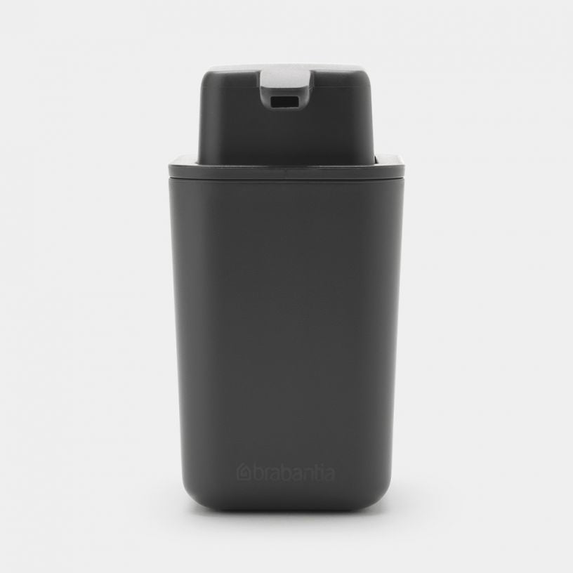 Brabantia Seifenspender – Tisch, 200 ml, Dunkelgrau, Kunststoff
