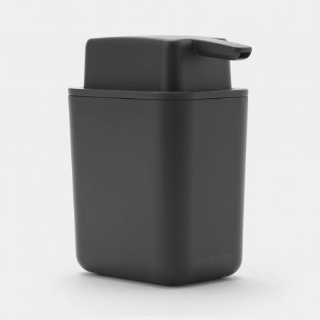 Brabantia Seifenspender – Tisch, 200 ml, Dunkelgrau, Kunststoff