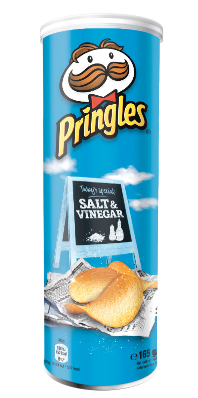 Pringles Chips – Salz & Essig – 165 g