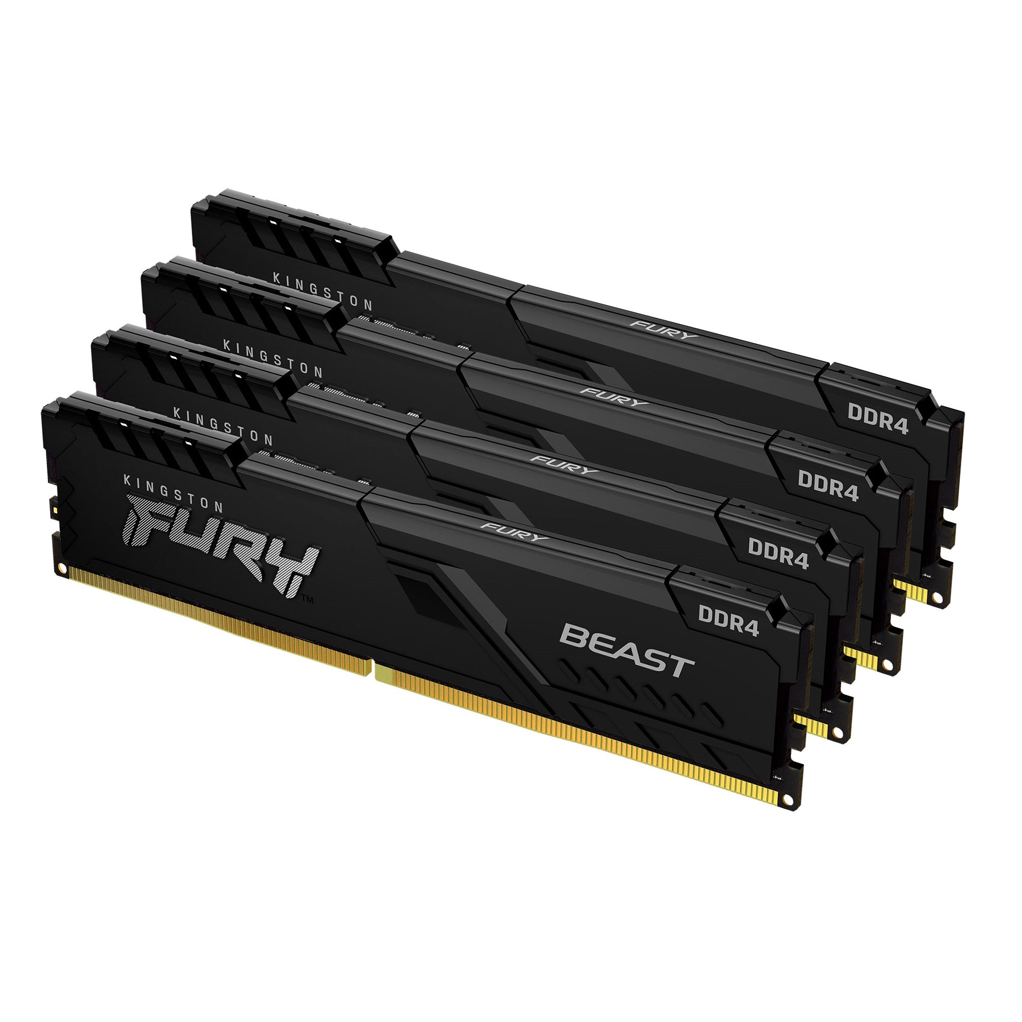 Kingston Technology Kingston FURY Beast – 32 GB (4×8 GB) DDR4 3200 MT/s, CL16, 288-poliger DIMM