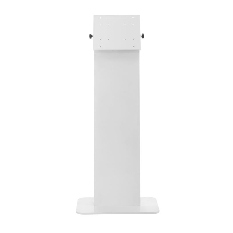 Hagor Bodenständer – Neigbar – 22–43" – VESA 75×75–200×200 – bis 12 kg, Höhenverstellbar – Weiss