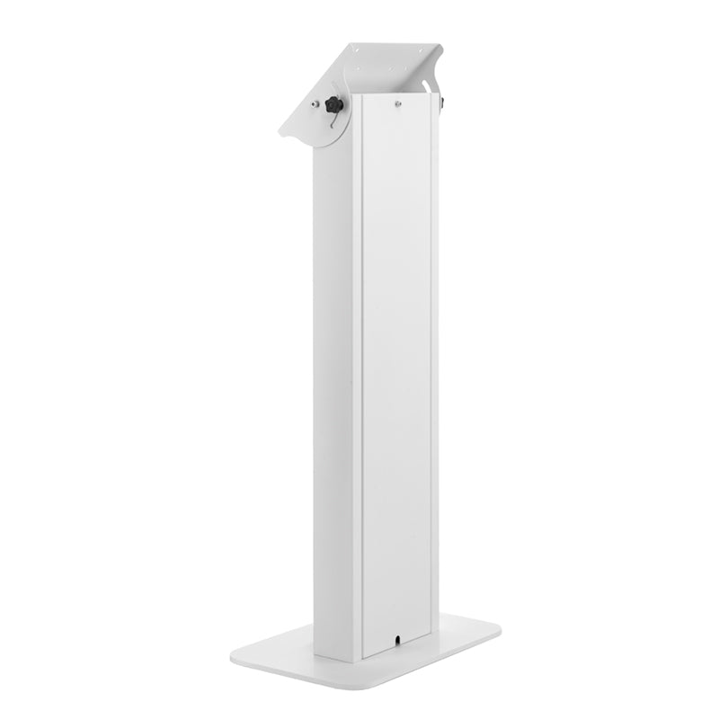 Hagor Bodenständer – Neigbar – 22–43" – VESA 75×75–200×200 – bis 12 kg, Höhenverstellbar – Weiss