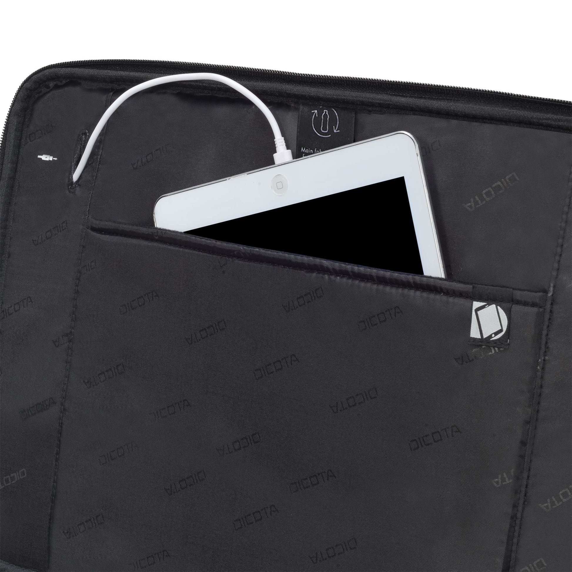 DICOTA Eco Top Traveller SELECT Notebook-Tasche für Notebooks bis 15,6" – Schwarz
