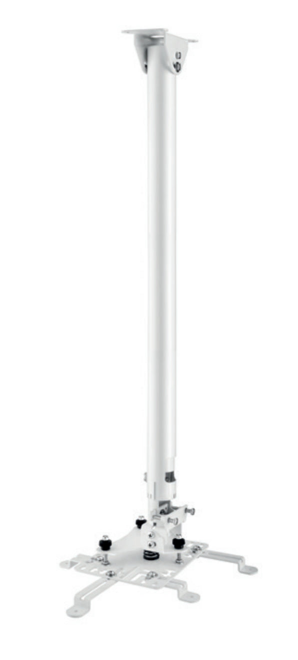 Hagor HA BDH Projektor-Deckenhalterung – 120,0–200,0 cm, 25 kg, neigbar, teleskopisch, silber