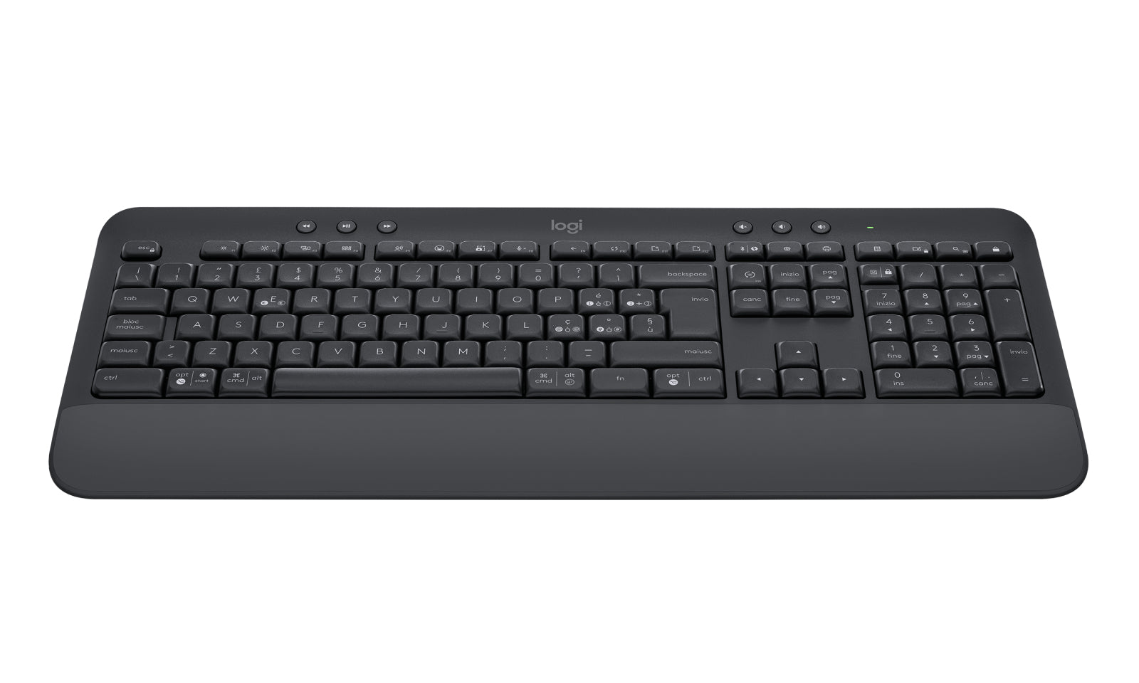 Logitech Signature K650 – Tastatur, IT-Layout (IT), Grau