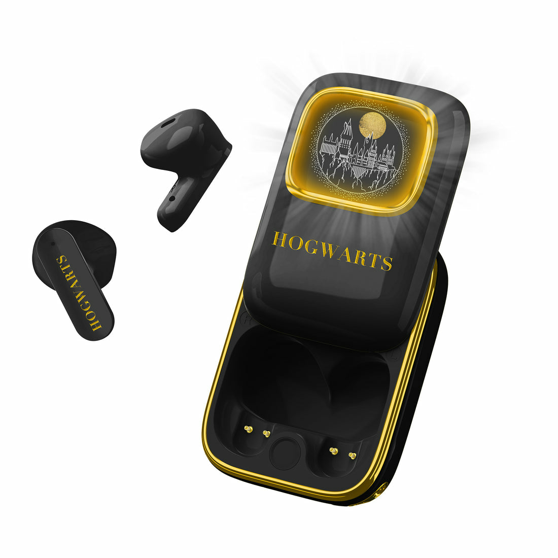 OTL Technologies OTL Harry Potter Hogwarts Slide – True Wireless In-Ear Headset – Bluetooth 5.3 – Gold/Schwarz – bis 24 h