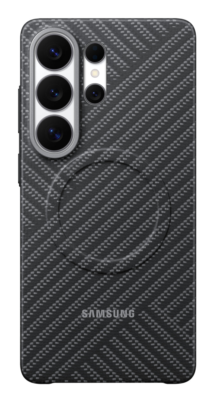 Samsung M3 Carbon Magnet – Backcover – für Samsung Galaxy S26 Ultra, Karbonfaser, Dunkelgrau