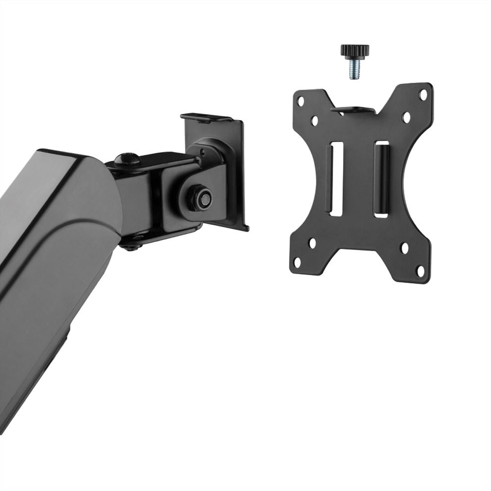 VALUE Dual-Arm – Monitorarm Tischhalterung – 2 Monitore – 17–32" – VESA 75×75/100×100 mm – bis 9 kg/Monitor