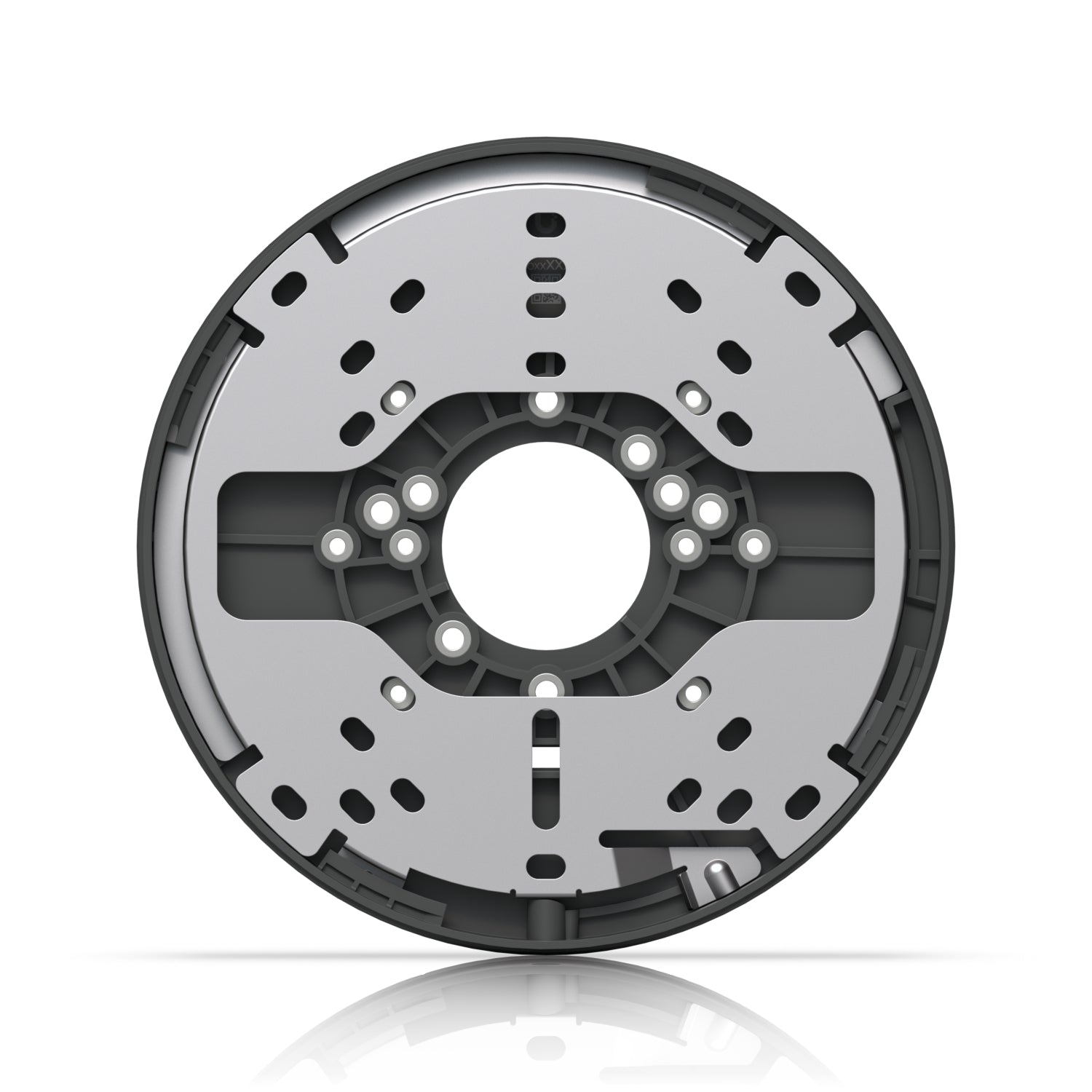 Ubiquiti Montageplatte – für UVC-AI-Dome, UVC-AI-Turret, UVC-AI-Pro und andere – Schwarz – Ø 140 mm, PC/Edelstahl