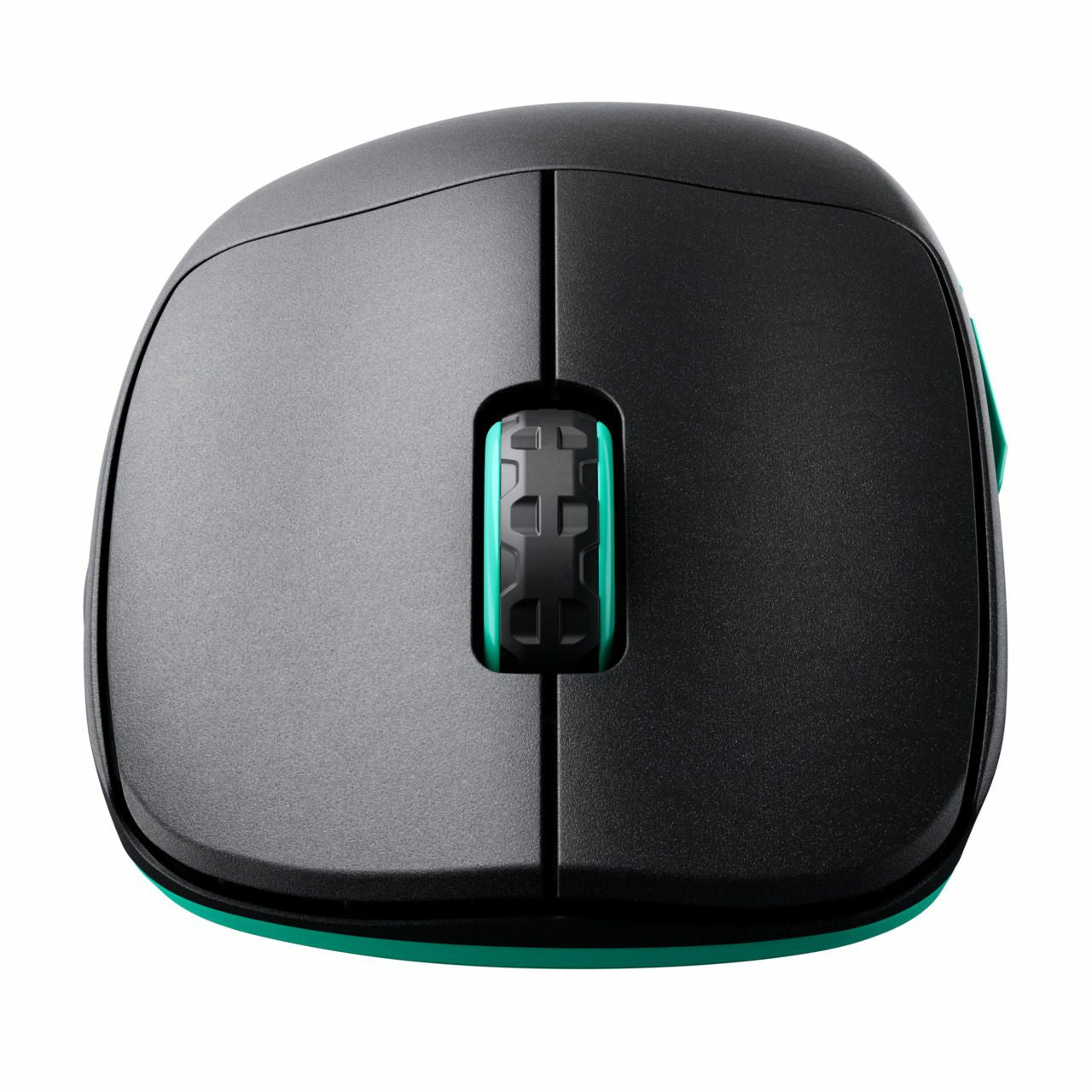 CHERRY XTRFY M64 – Gaming-Maus – Kabellos (2,4 GHz), 26000 DPI, Schwarz, Türkis