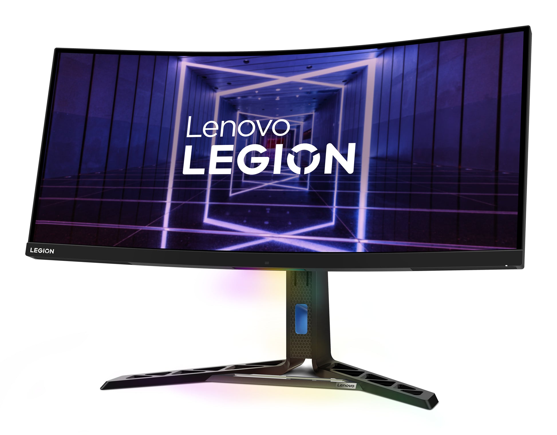 Lenovo Legion Y34Wz-30 – Monitor, 34", VA, 165 Hz, 720 cd/m², Gebogen, USB-C, VESA 100 × 100, Raven Schwarz