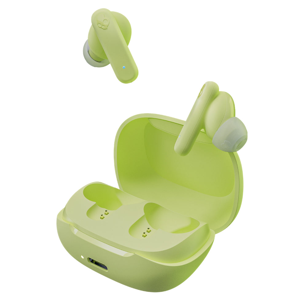 Skullcandy Smokin Buds TWS In-Ear – Stereo, mit Ladecase, Grün, BT 5.2