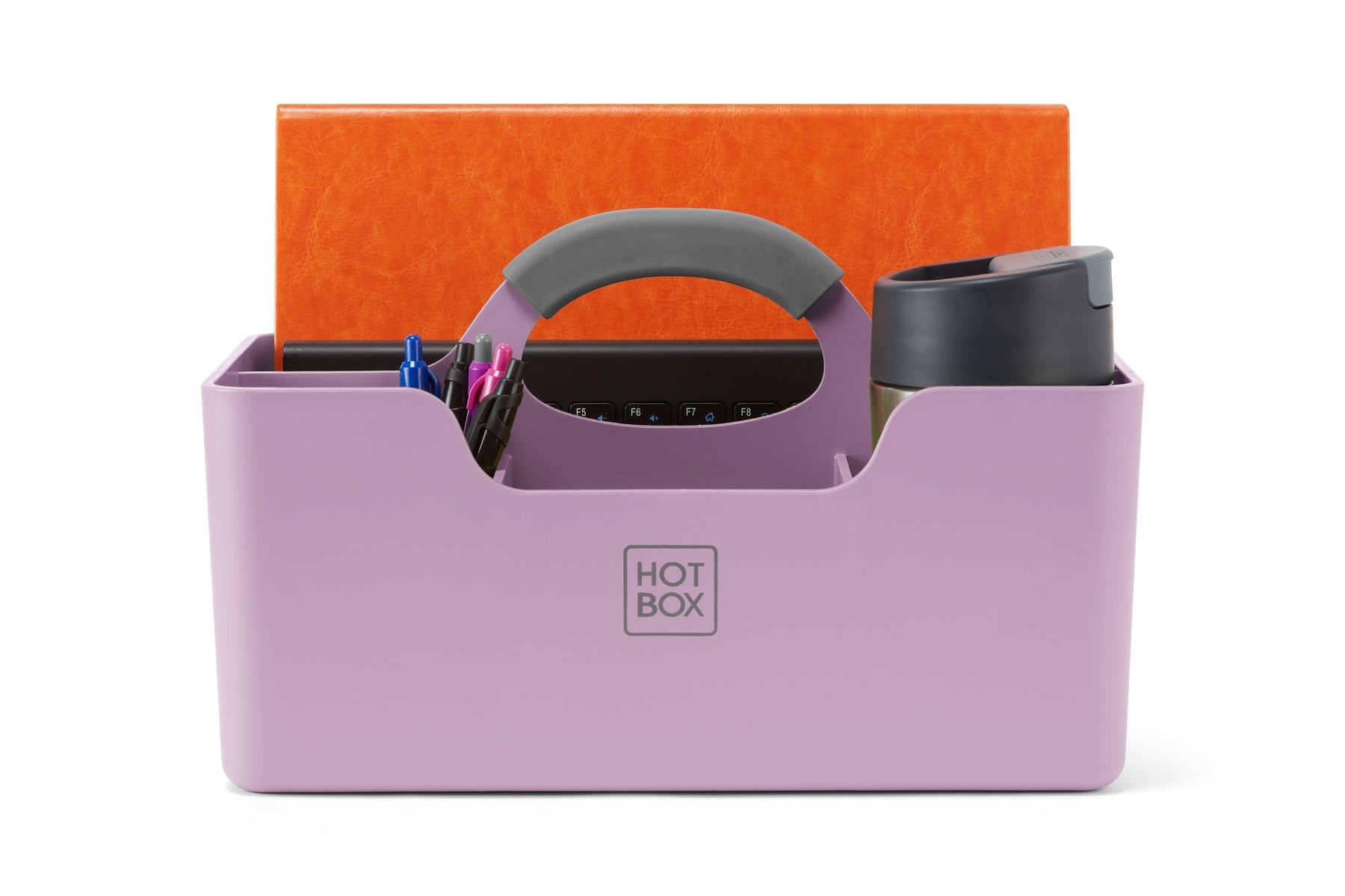 Hotbox 1 Schubladenelement – 4 Schubladen, Violett, Polypropylen (PP), B 312 × H 190 × T 182 mm