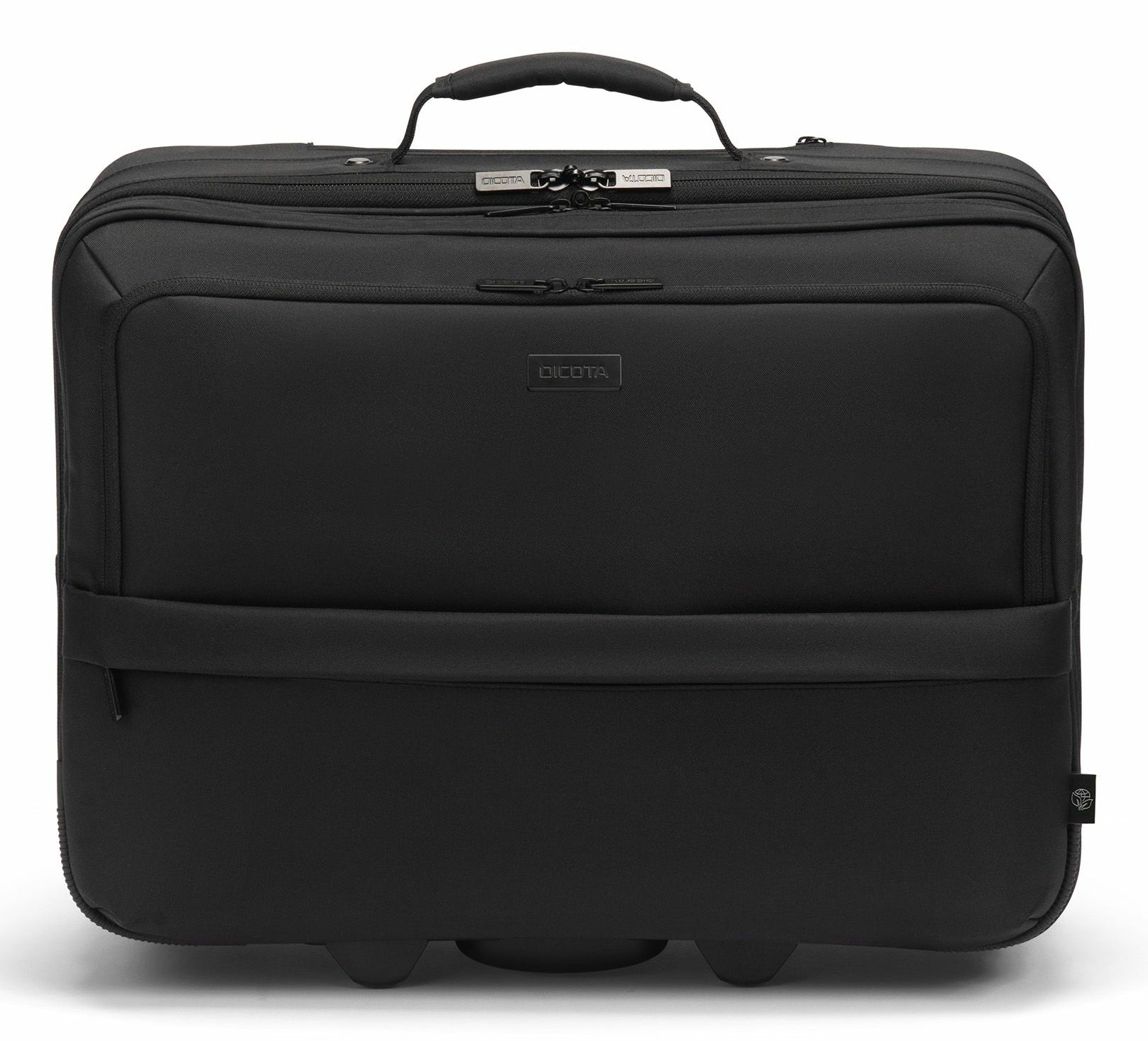 DICOTA Multi Roller Eco CORE Notebook-Tasche bis 17,3" – wasserabweisend, recyceltes PET – schwarz