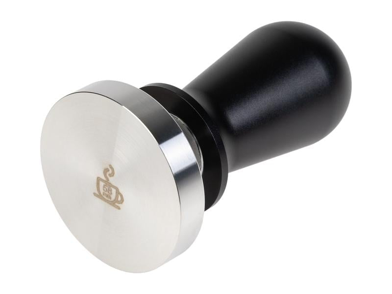 Furber. Furber – Stampfer Feder – Ø 5,8 cm, Edelstahl, Schwarz – für Siebträger