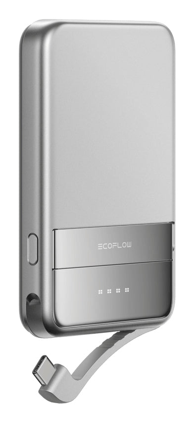 EcoFlow Powerbank 5000 mAh, PD 30 W, 1× USB-C, Silber