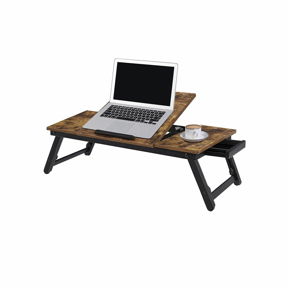 Songmics Laptop-Ständer – bis 14,3", höhenverstellbar, Traglast 10 kg – Braun