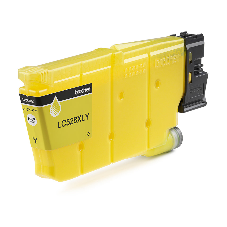 Brother LC528XLY Gelb Tintenpatrone (Original) – 10'000 Seiten – für Brother MFC-J6975DW/MFC-J6977DW