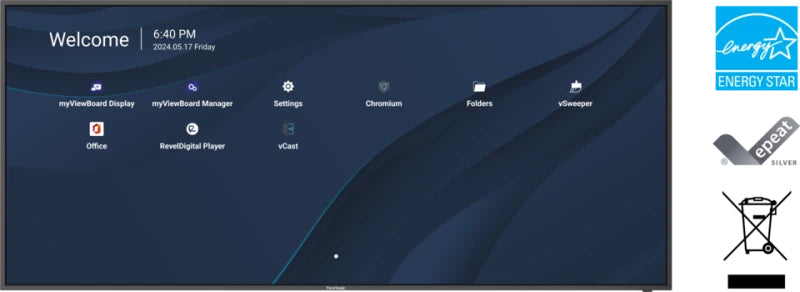 Viewsonic CDE105UW – Public Display, 105" 5120 × 2160, 500 cd/m², OPS-Slot