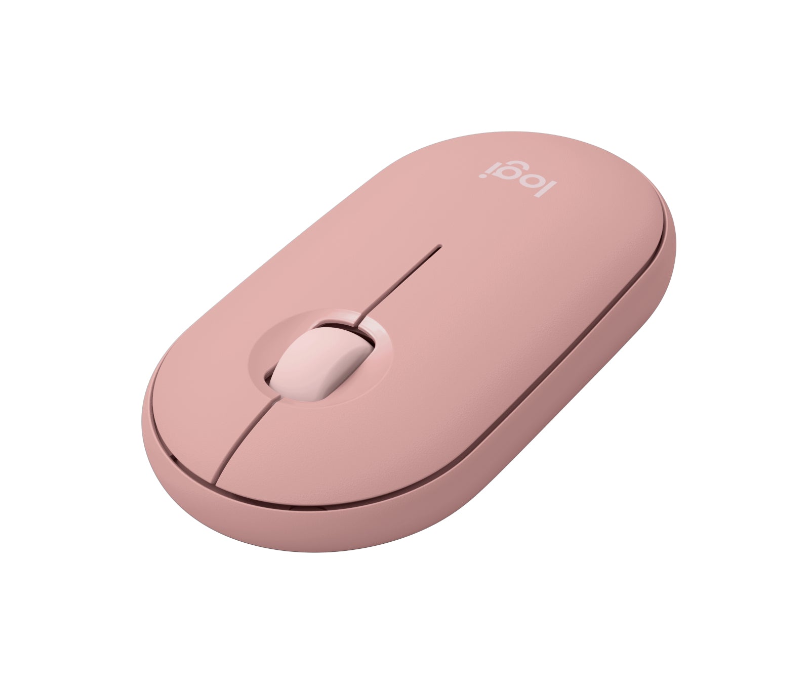 Logitech Pebble M350S Tonal Rose Maus – kabellos, Bluetooth, rosa