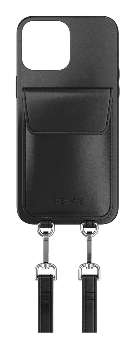 Urbany's Urbanys – Necklace-Hülle – für Apple iPhone 16 Pro – Night Owl, schwarz