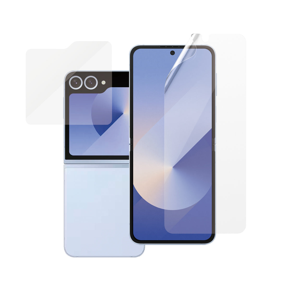 PanzerGlass Displayschutz (Panzerglas/Folie) – für Galaxy Z Flip6/Galaxy Z Flip7 FE – 2er-Pack