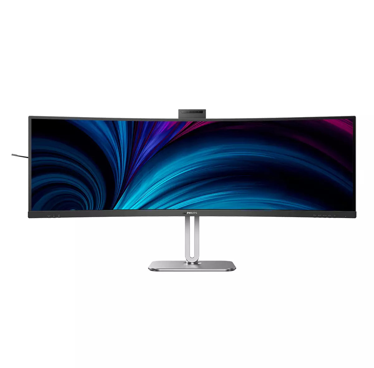 Philips 49B2U5900CH/00 – Monitor, 48,8", 450 cd/m², Gebogen, Webcam, KVM, USB-C, VESA 100 × 100, Schwarz