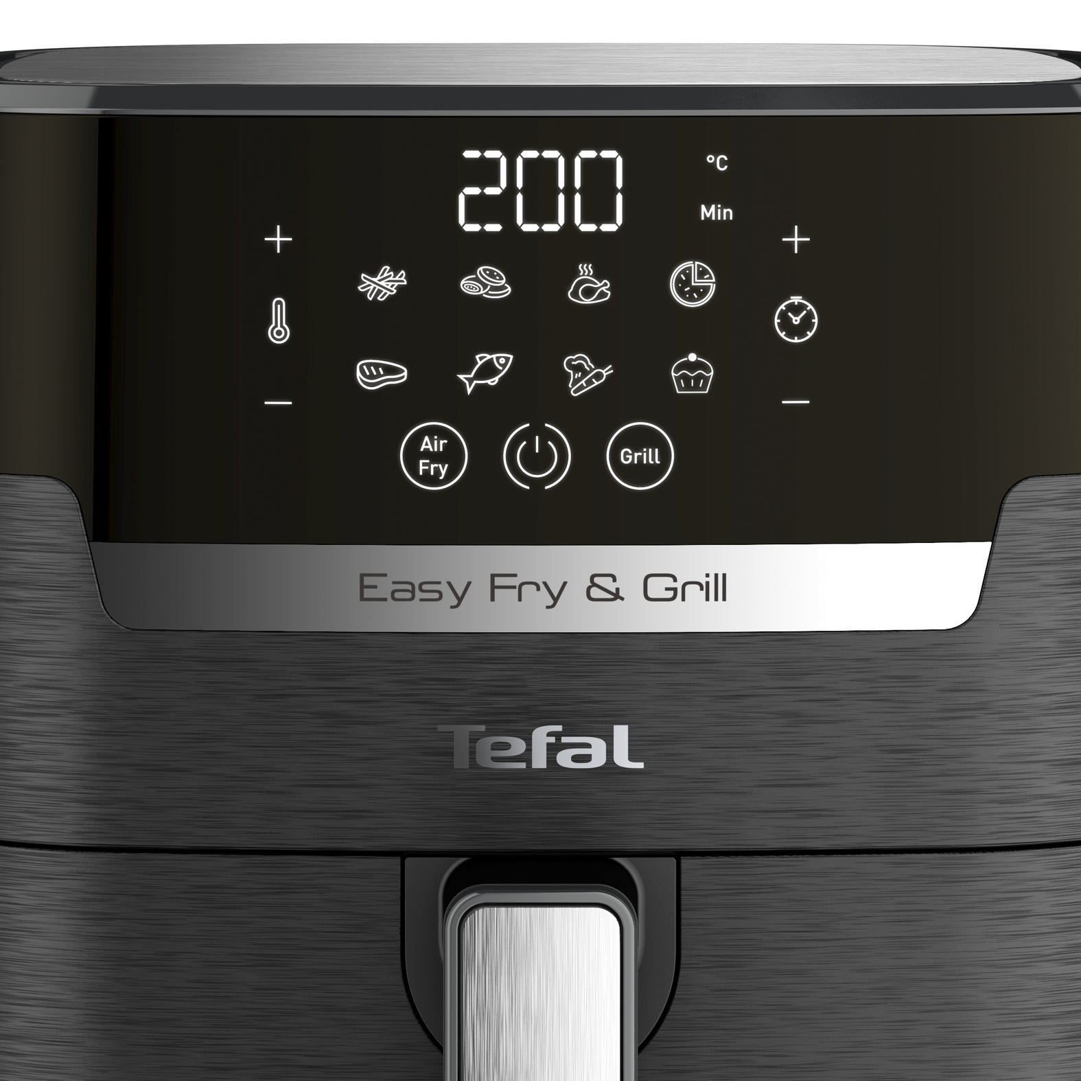 Tefal Heissluftfritteuse EY505815 – 4,2 l, Grill & Heissluft, 1550 W – Schwarz