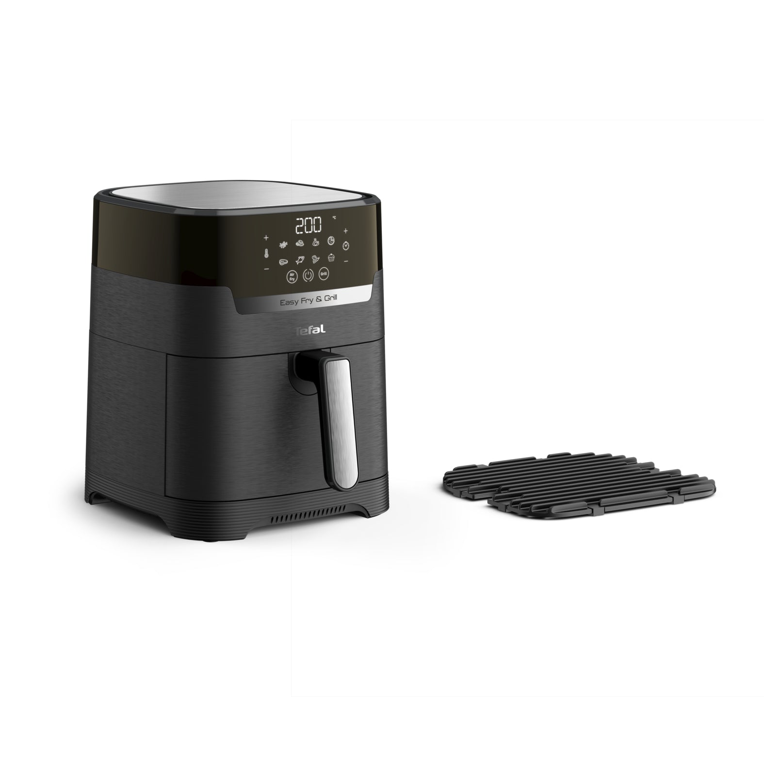 Tefal Heissluftfritteuse EY505815 – 4,2 l, Grill & Heissluft, 1550 W – Schwarz