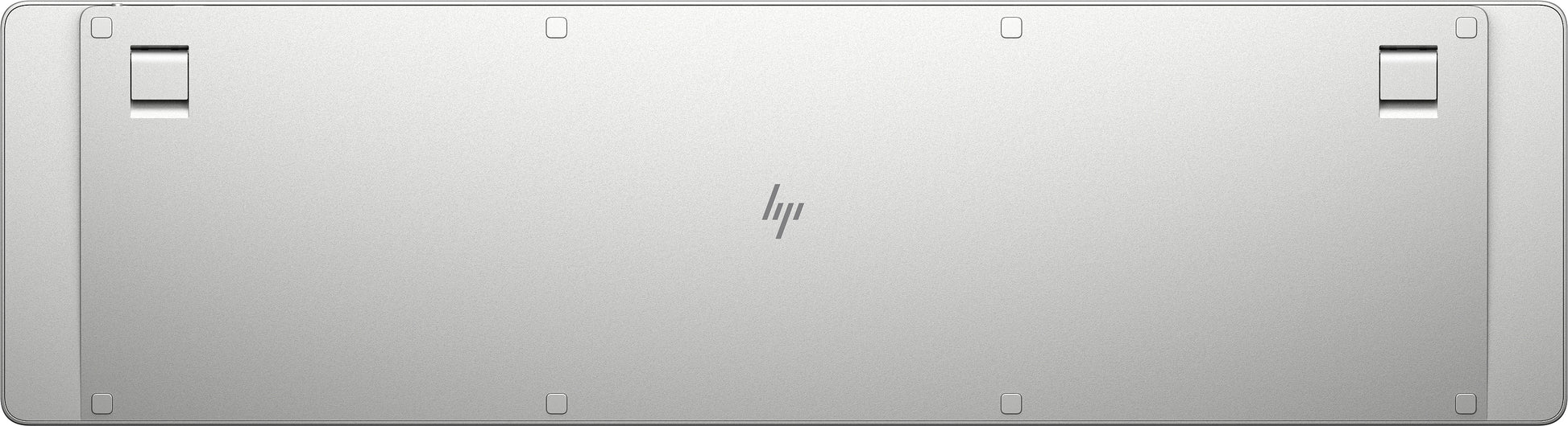HP 970 Programmierbare Wireless K – Tastatur – Bluetooth (USB-C Ladeport) – Silber
