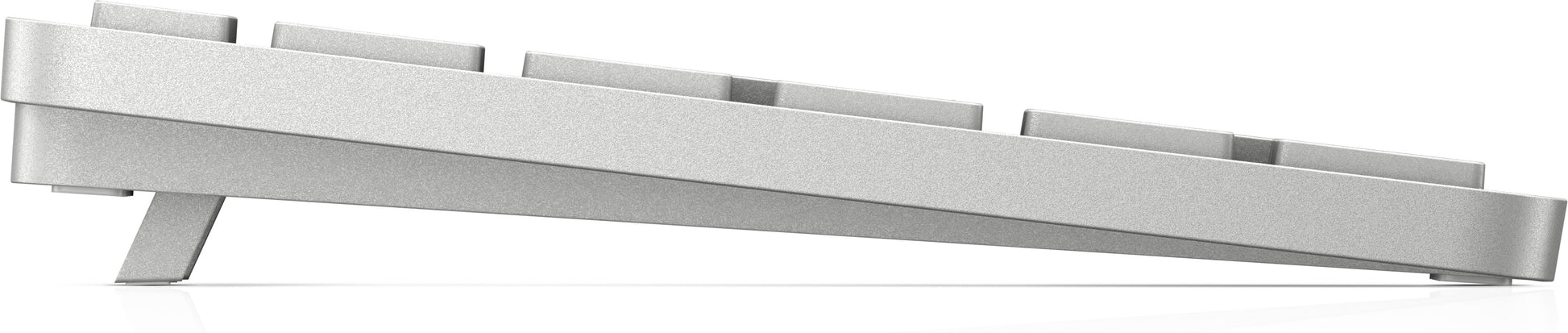 HP 970 Programmierbare Wireless K – Tastatur – Bluetooth – USB-C Ladeport – Silber