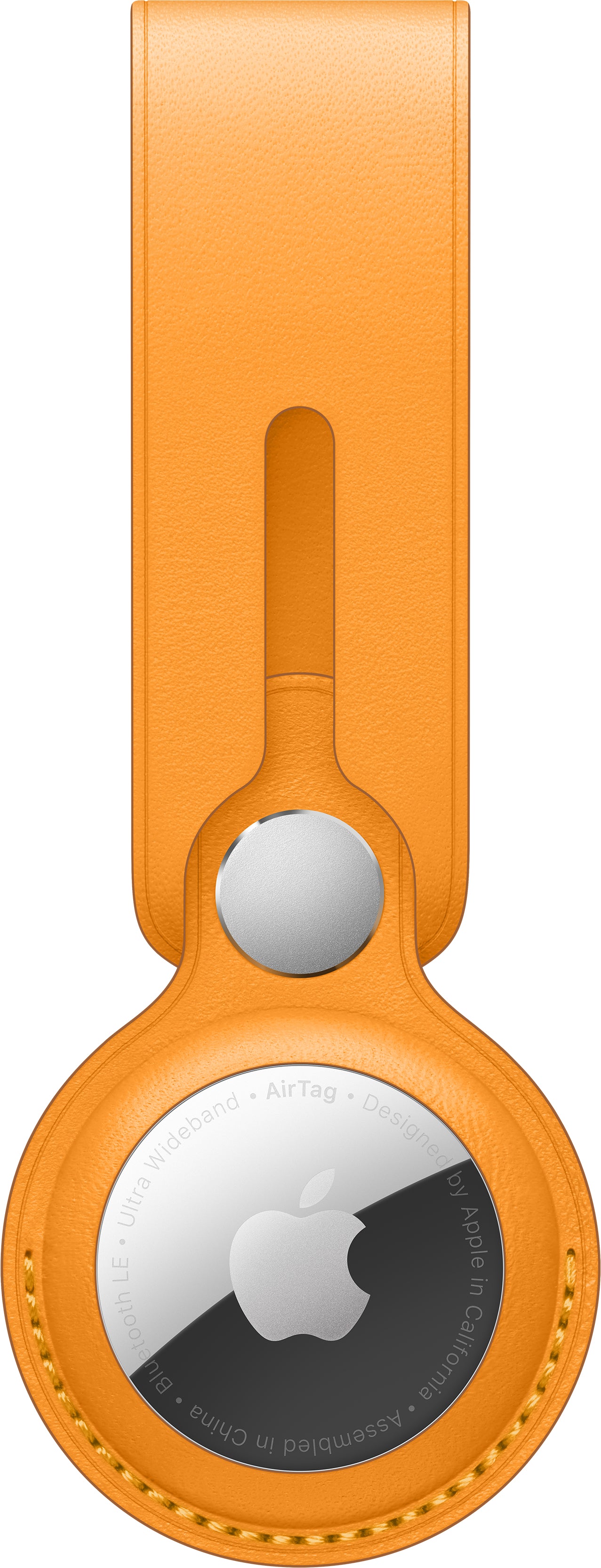 Apple AirTag-Hülle – Leder, California Poppy