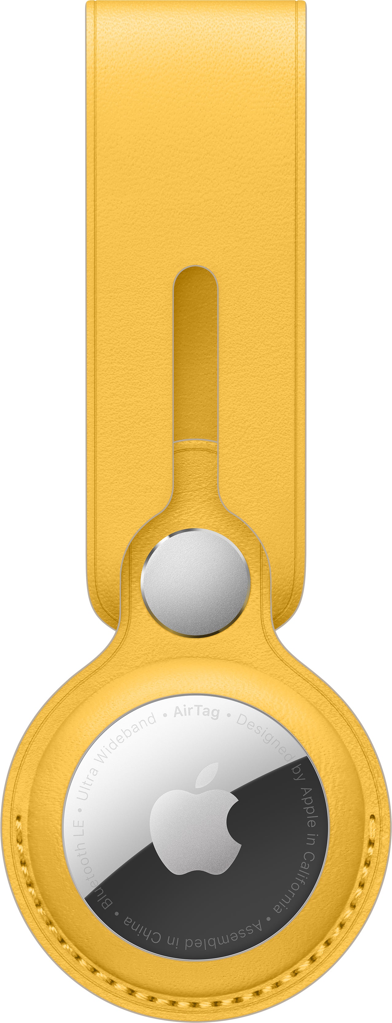 Apple AirTag Schlüsselanhänger Schleife für AirTag – Leder, Meyer Lemon