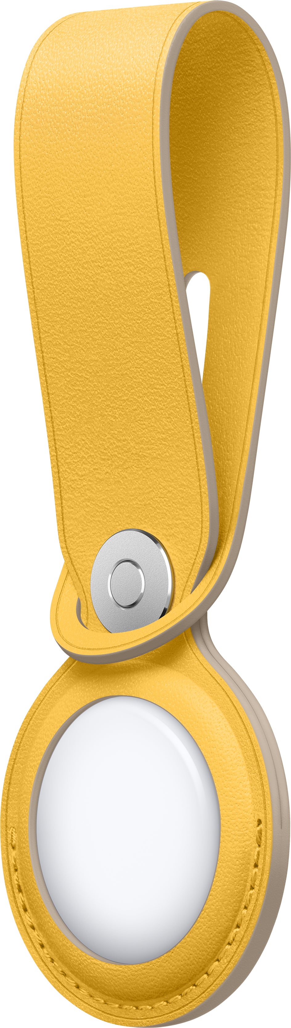 Apple AirTag Schlüsselanhänger Schleife für AirTag – Leder, Meyer Lemon