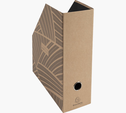 Exacompta Stehsammler – Karton, ohne Beschriftungsfeld, braun, 310×100×250 mm