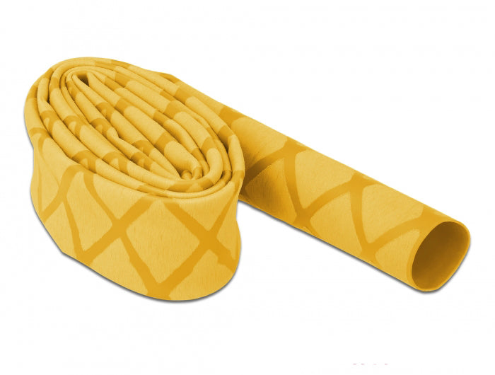 DeLOCK Schrumpfschlauch, Ø 15 mm × 1 m – Gelb