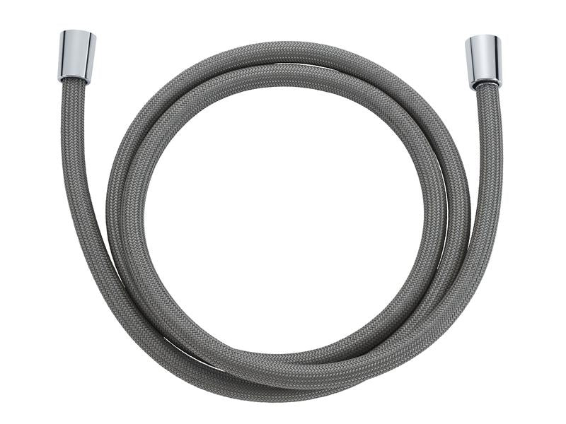 Diaqua Brauseschlauch CHROMALUX Zero – 180 cm, Polyethylen (PE), Anschluss 1/2", Dunkelgrau