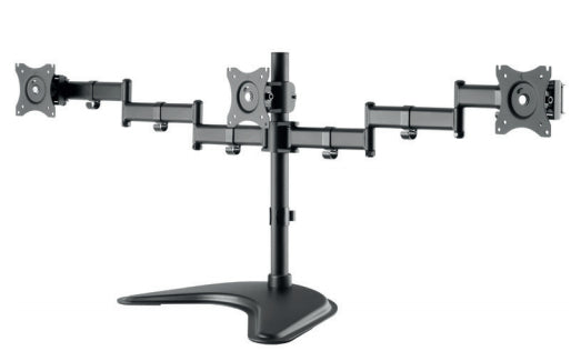 Hagor Tablemount FS 8710 – Tischhalterung, 3, Standfuss, bis 27", VESA 75 × 75/100 × 100 mm, 8 kg, schwarz