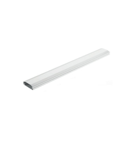 Hagor HA Cablecover Click 50 Kabelbrücke 60 × 500 × 20 mm – 0,06 m – Weiss – Aluminium