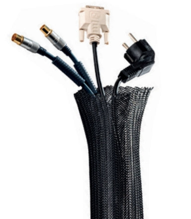 Hagor Kabelhülse KS Sleeve – 50,00 m, Polyester, Schwarz