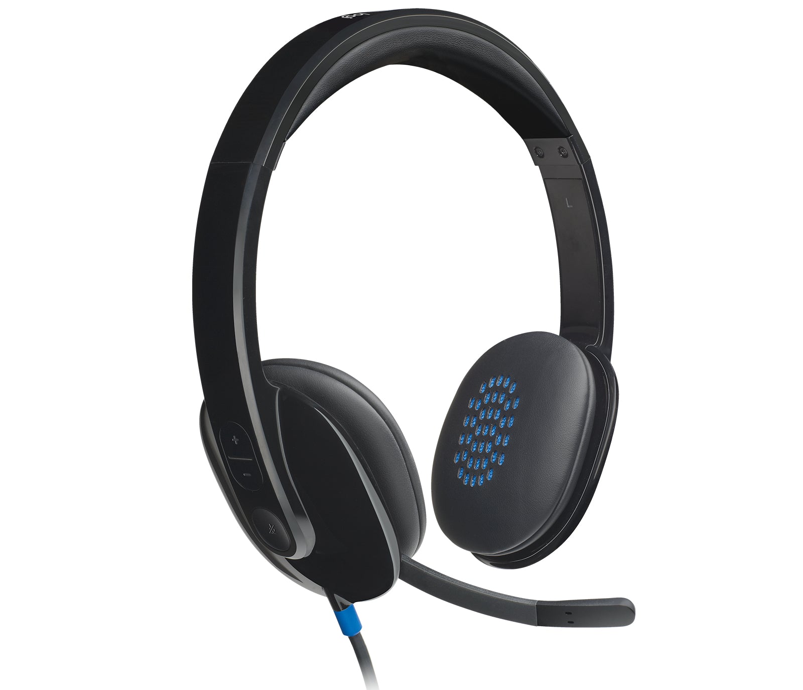 Logitech H540 Office-Headset – On-Ear, Stereo, Kabel (USB), Schwarz