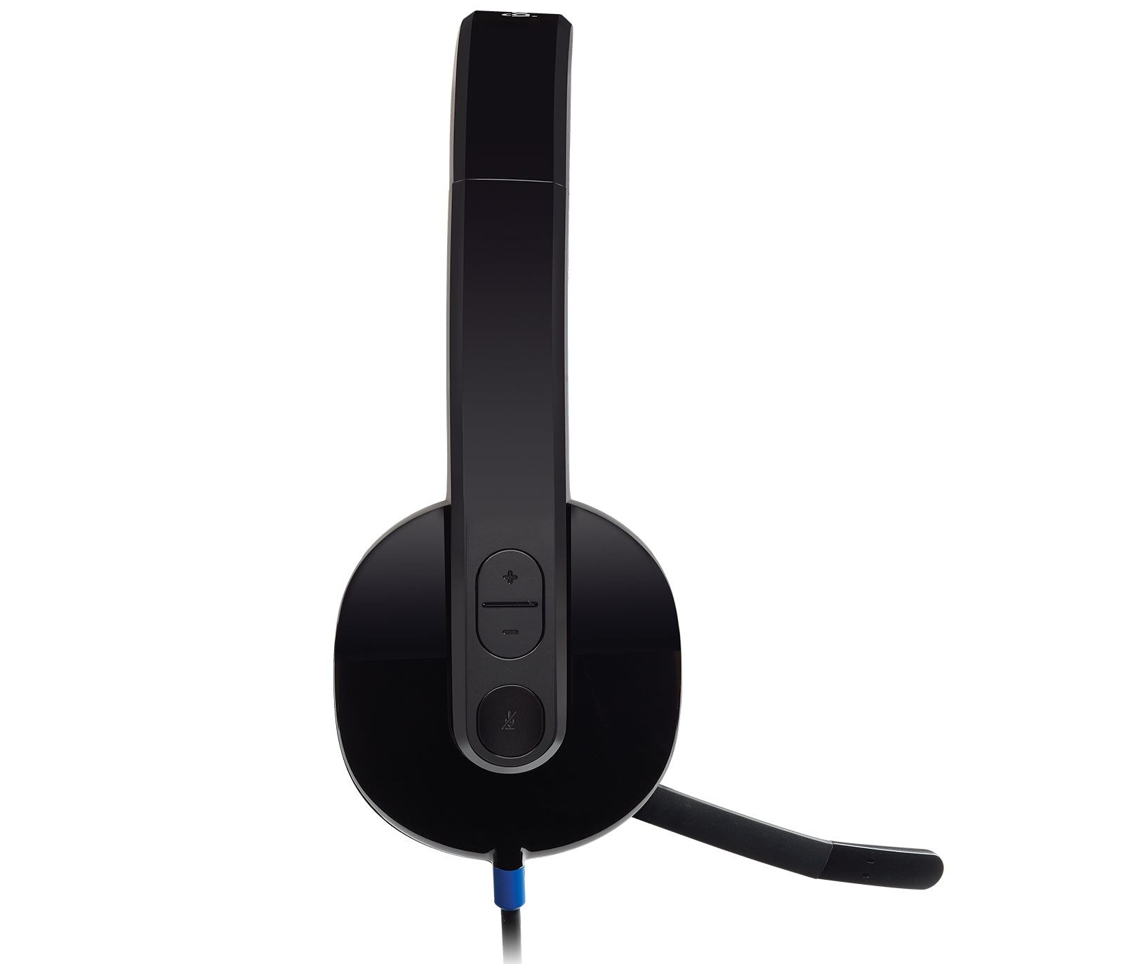 Logitech H540 Office-Headset – On-Ear, Stereo, Kabel (USB), Schwarz