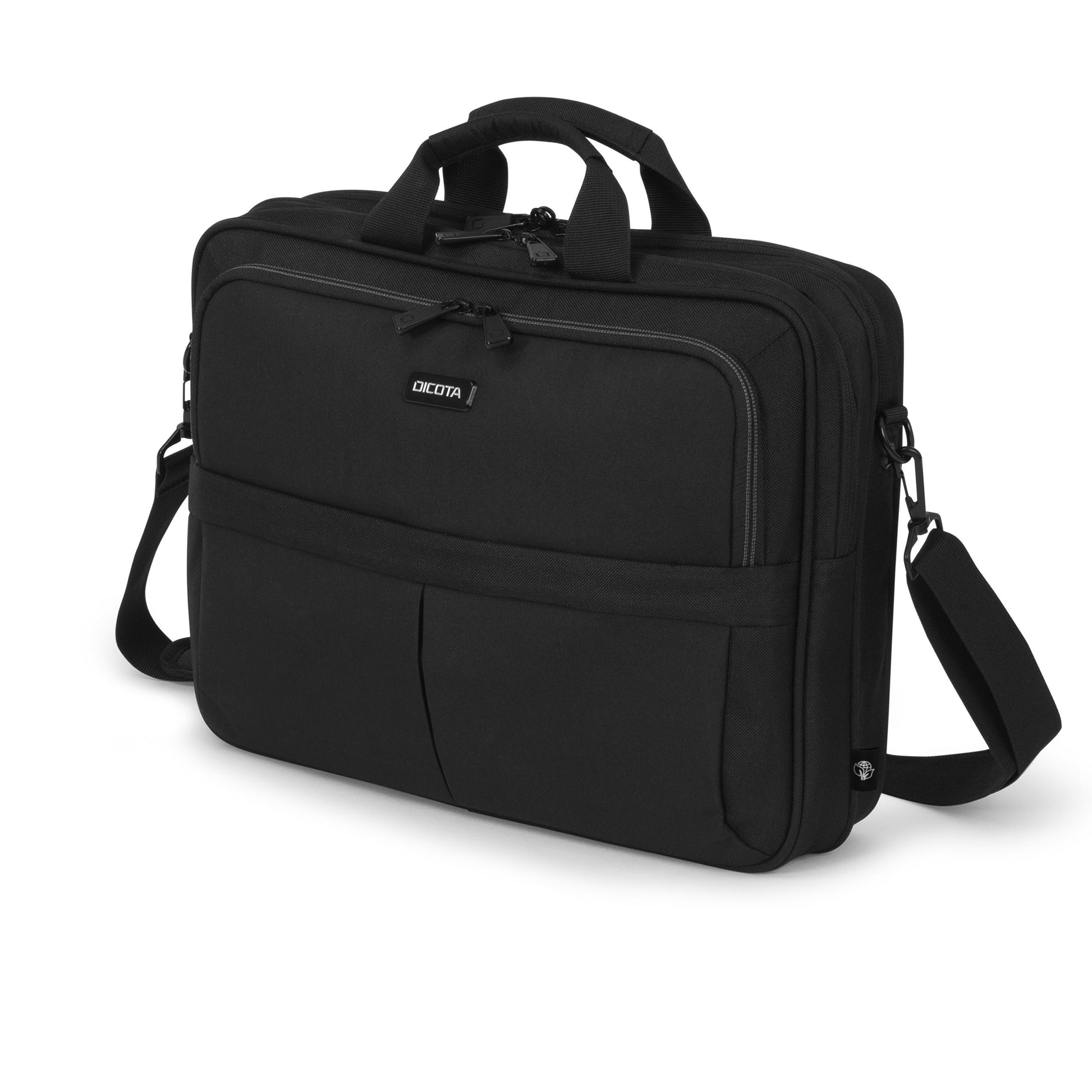 DICOTA Notebook-Tasche bis 15,6" – verschliessbar, mit Schultergurt – Schwarz