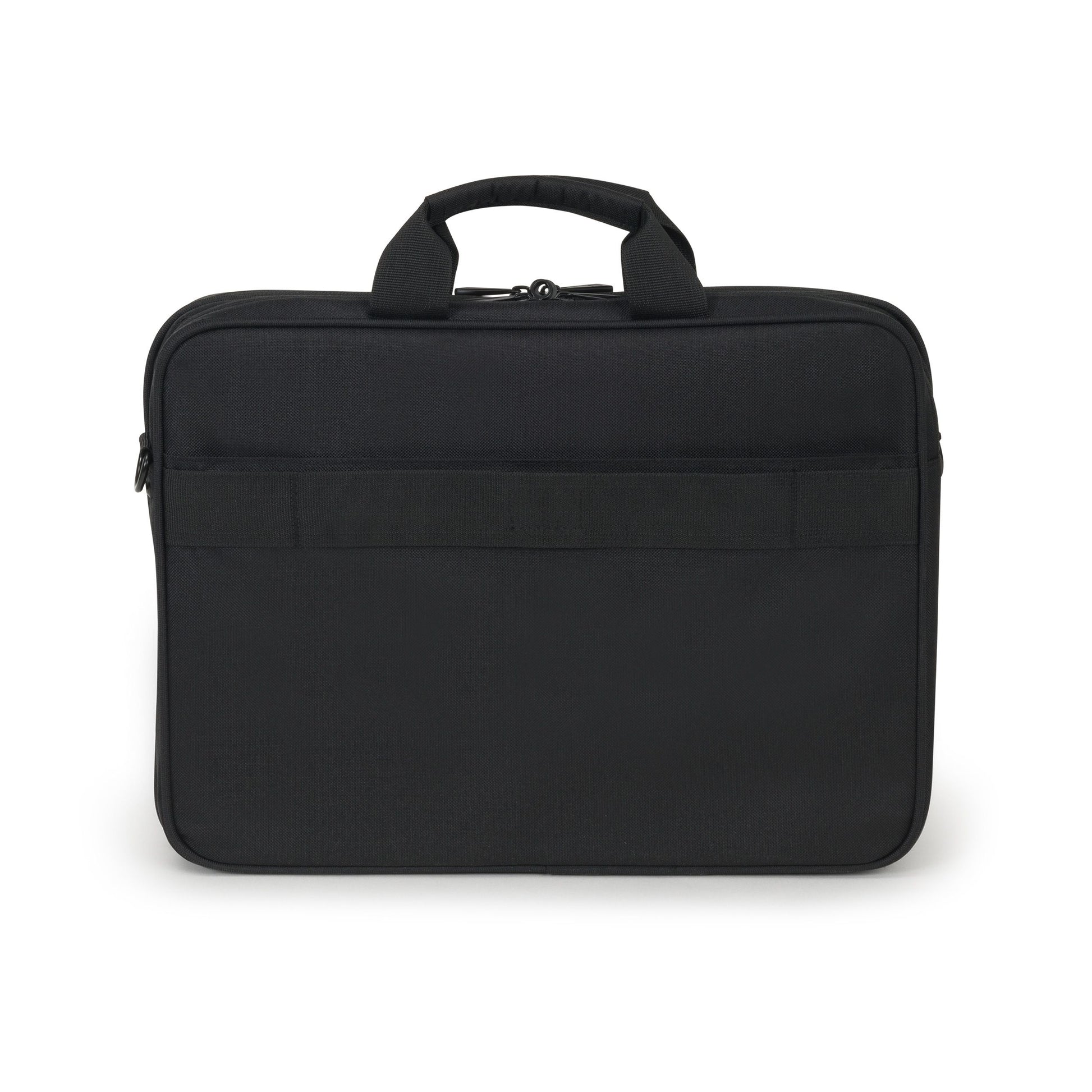 DICOTA Eco Top Traveller SCALE Notebook-Tasche bis 15,6" – Trolley-Band, aus recyceltem PET – Schwarz