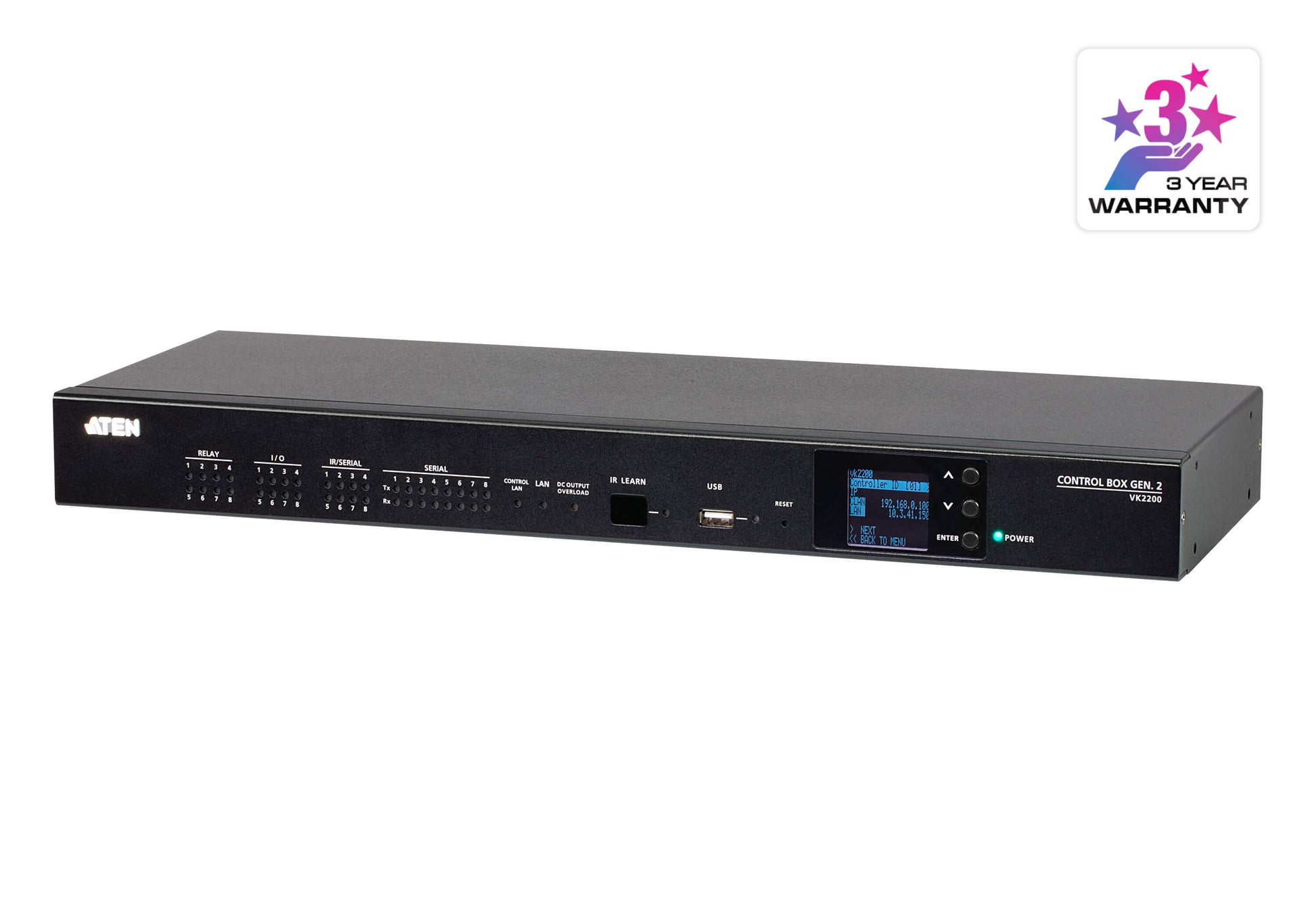 ATEN VK2200 Steuerbox Gen 2 – KVM-Extender (DVI/USB/Audio)