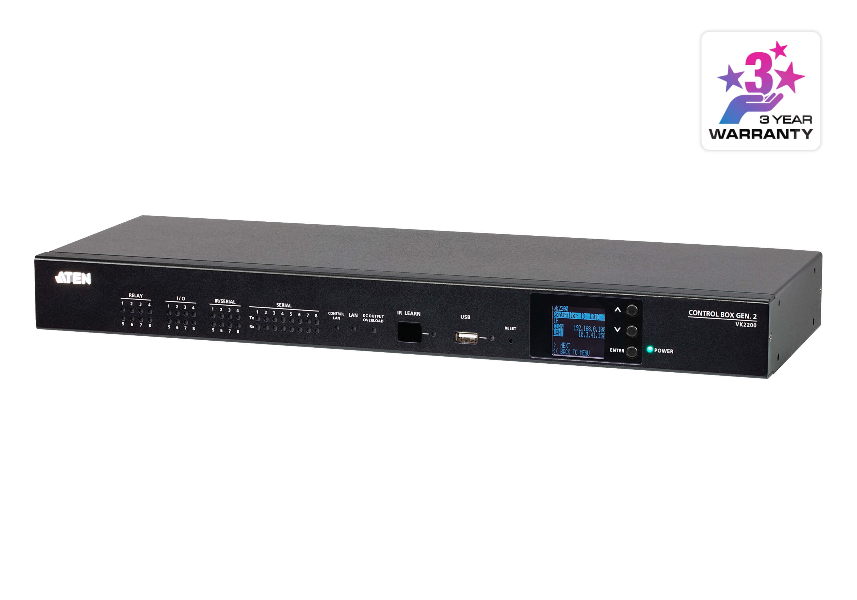 ATEN VK2200 Steuerbox Gen 2 – KVM-Extender (DVI/USB/Audio)